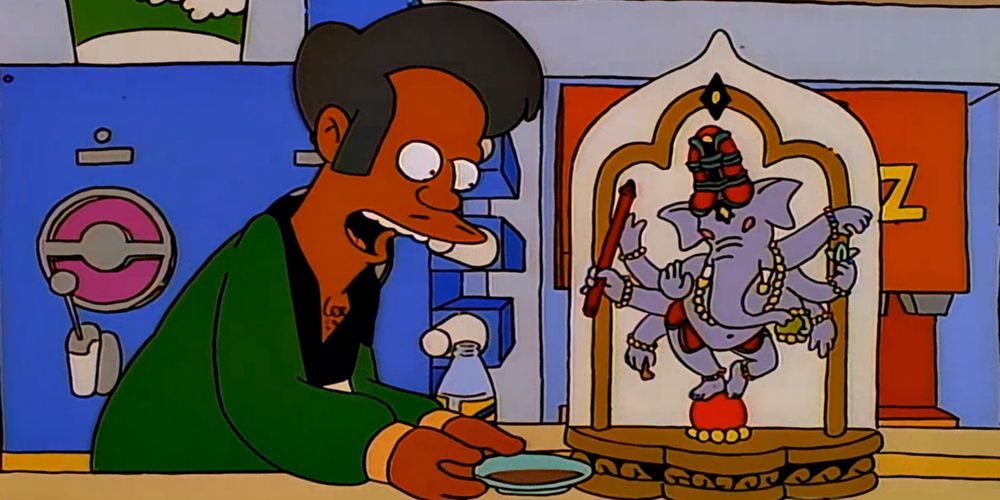 The former Simpsons character Apu Nahasapeemapetilon