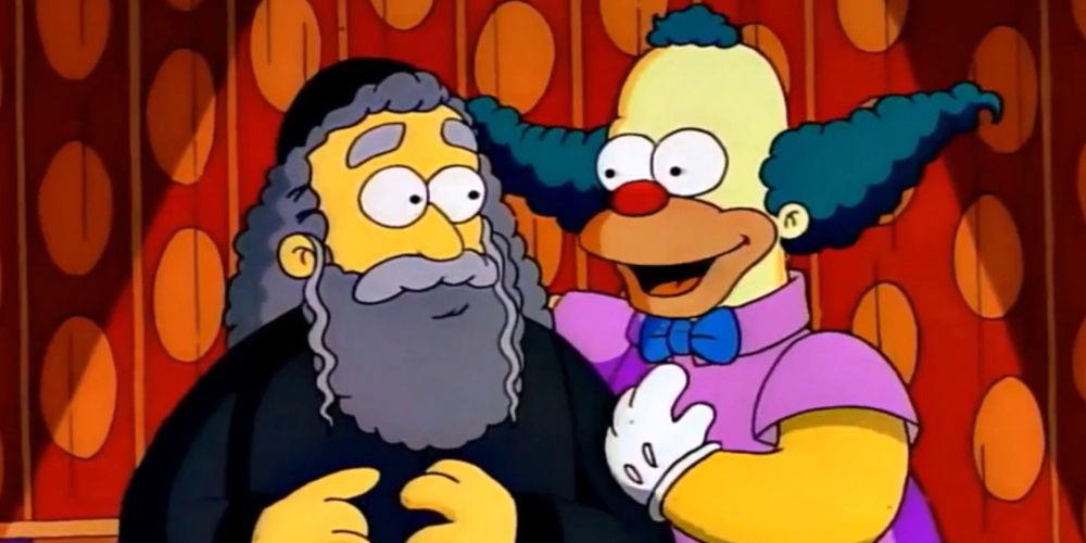The former Simpsons character Rabbi Hyman Krustofsky