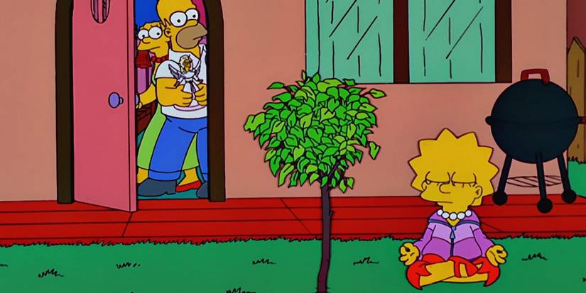 A still from the Simpsons Christmas special "She of Little Faith"
