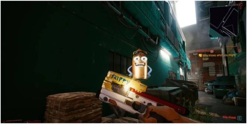 Cyberpunk 2077 Skippy is a gun that may be too smart for its own good