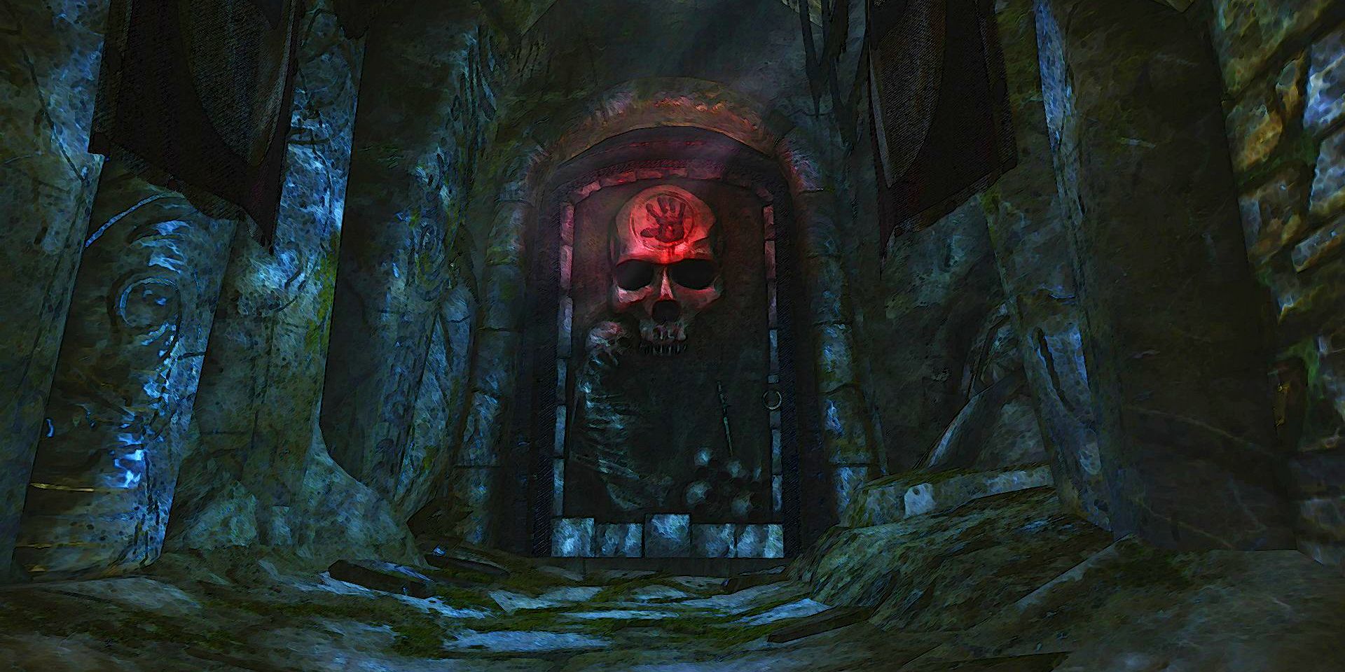  entrance to the dark brotherhood sanctuary in skyrim