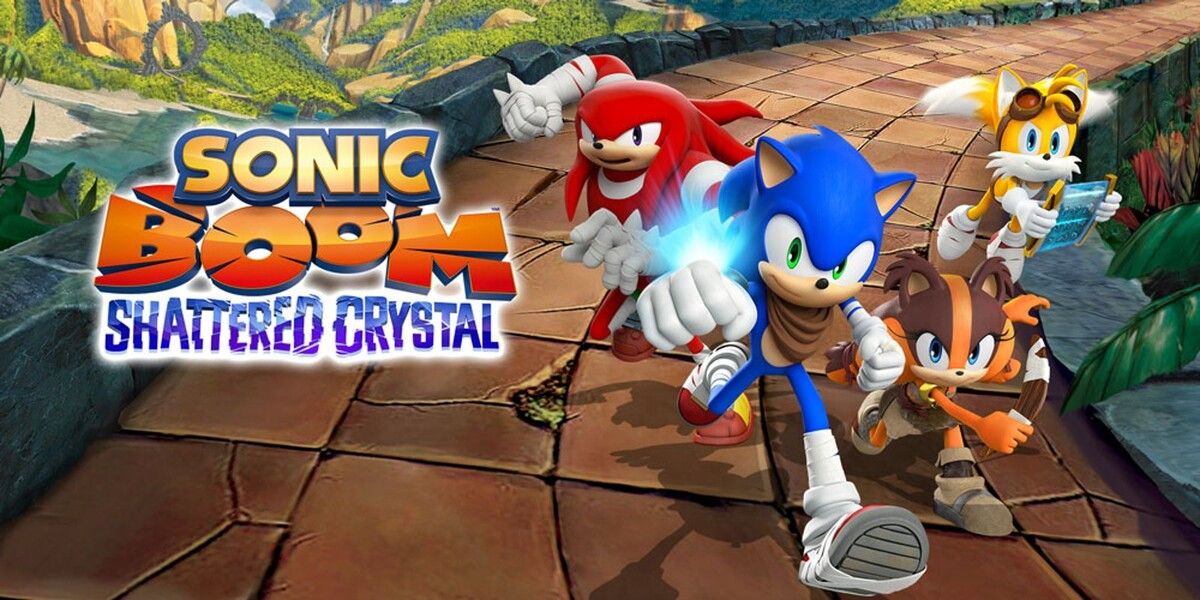 Sonic Boom: Shattered Crystal - promotiona limage of characters running