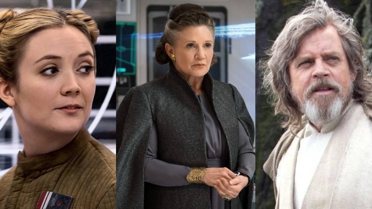 star wars billie lourd carrie fisher and mark hamill