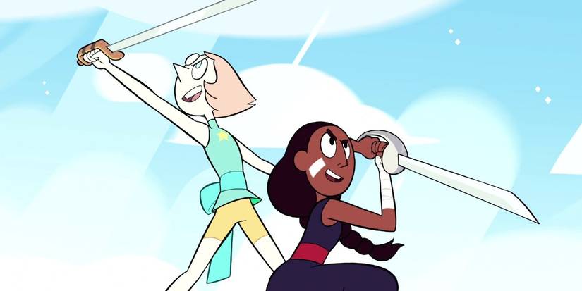 steven universe pearl connie swords