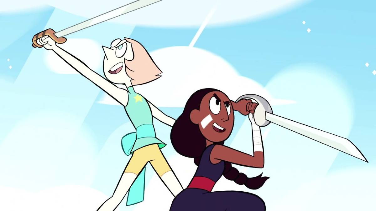 steven universe pearl connie swords
