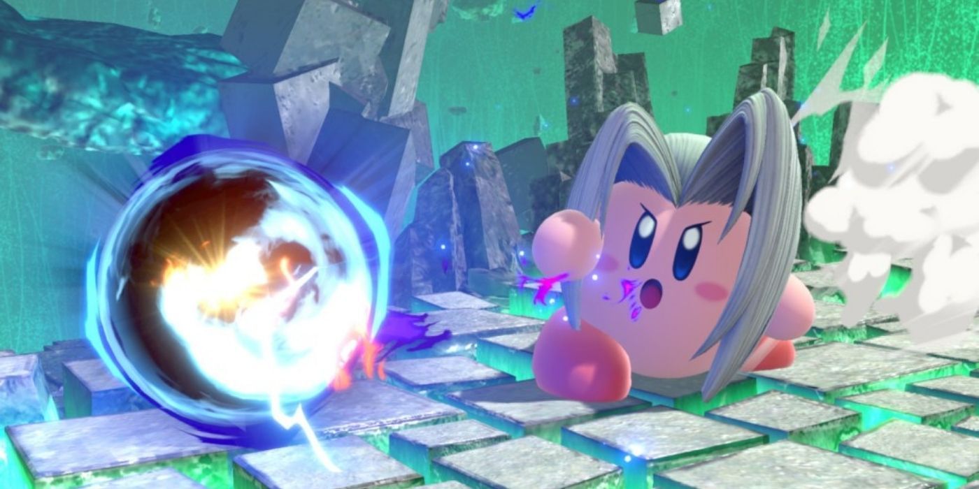 Super Smash Bros. Ultimate Kirby casts Megaflare