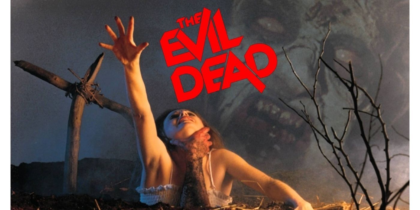The poster for The Evil Dead