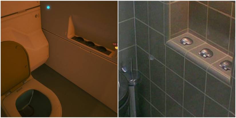 The 3 seashells is a reference to Demolition Man