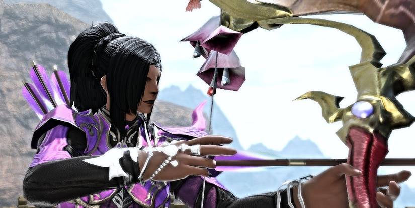 player holding up up prepared to shoot