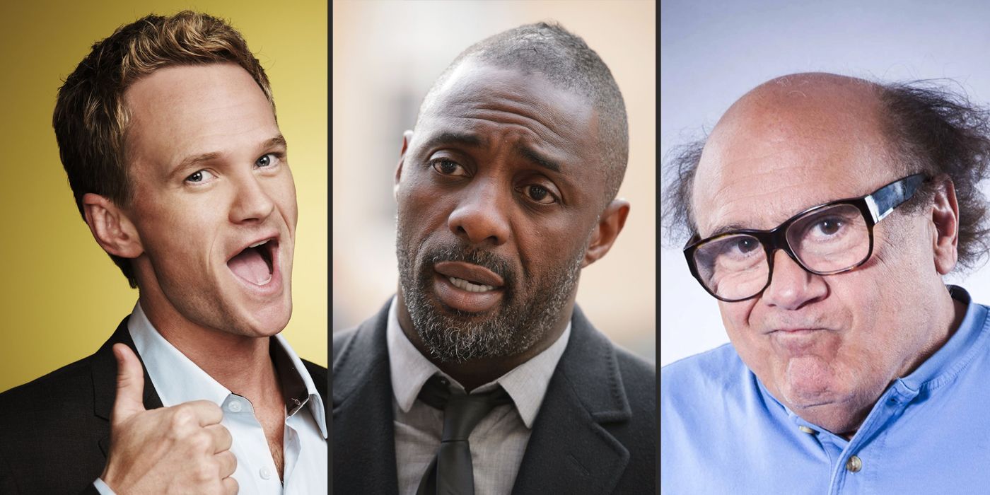 Neil Patrick Harris as Barney Stinson (How I Met Your Mother), Idris Elba as Stringer Bell (The Wire) and Danny DeVito as Frank Reynolds (It's Always Sunny in Philadelphia)