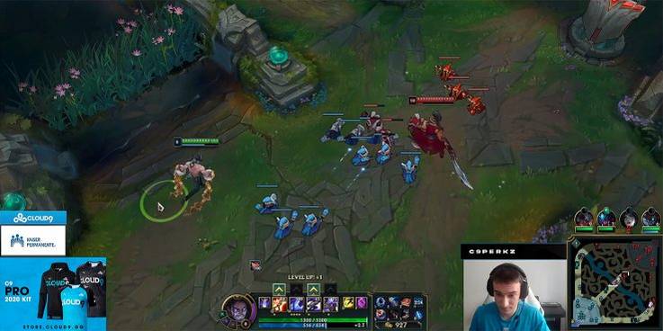 Twitch streamer Perkz during earthquake livestream