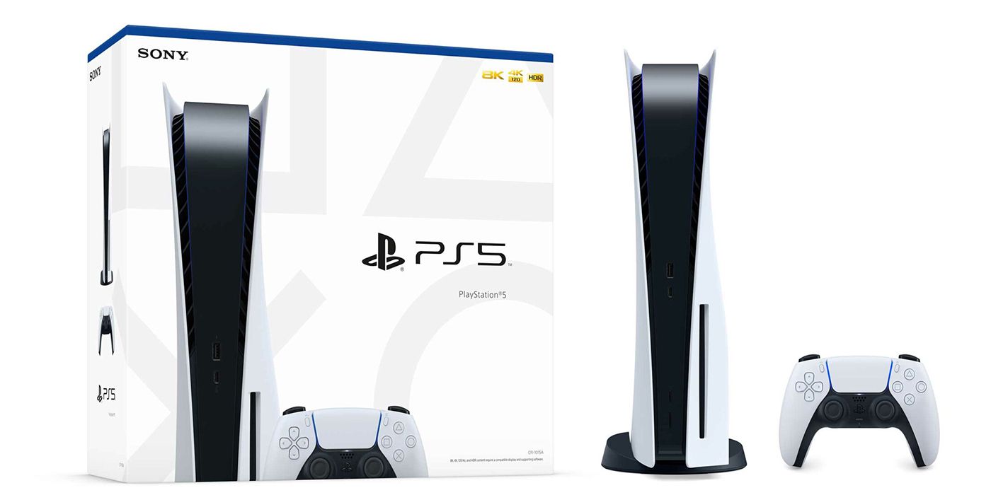 PlayStation 5 retail box stock image