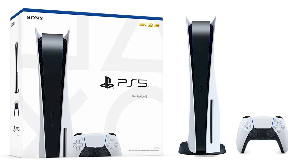 PlayStation 5 retail box stock image