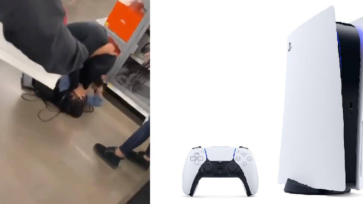 walmart fight over ps5 console