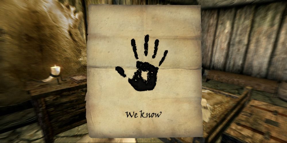 We Know note from Skyrim