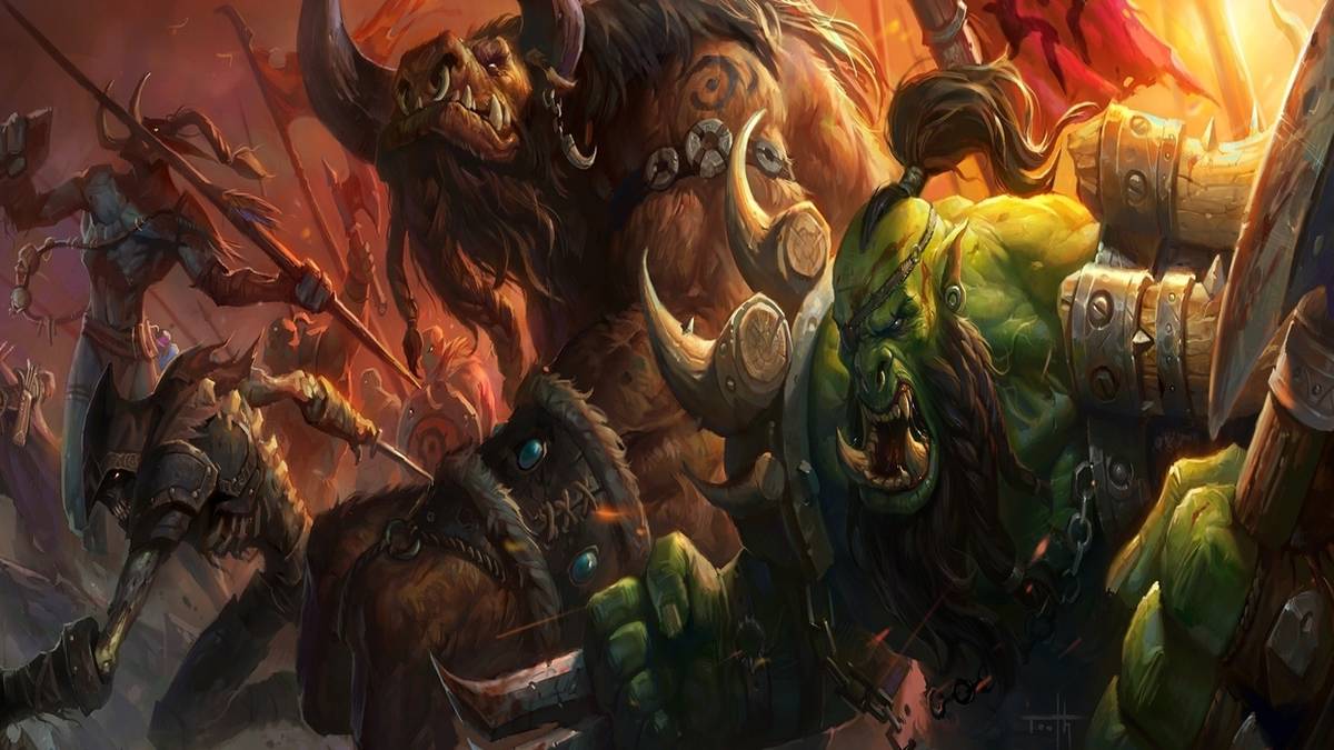 World of Warcraft orc warrior art