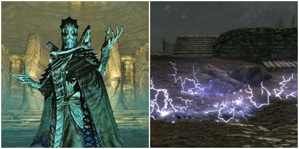 Zahkriisos beside an image of a lightning spell