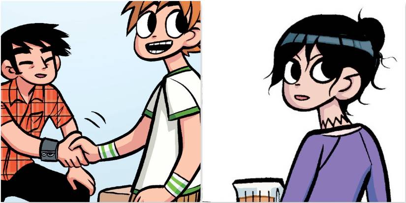 Scott Pilgrim comic panels