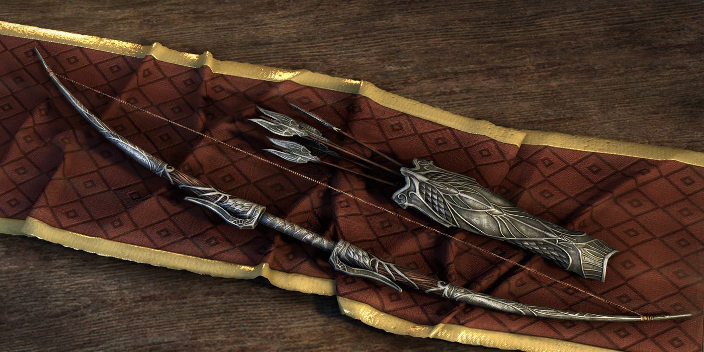 Elder Scrolls Daedric Artifacts Bow of Shadows