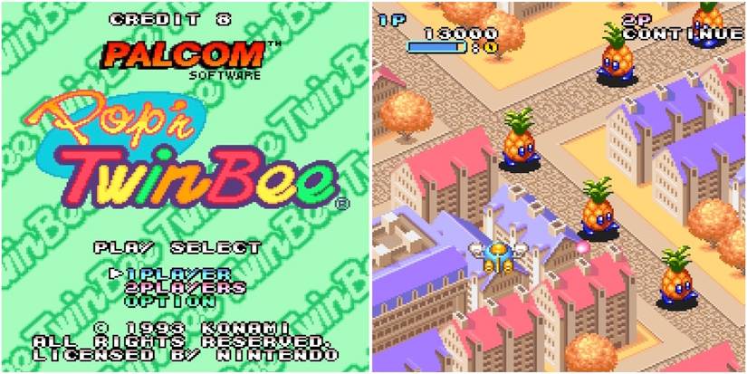 Pop'n TwinBee gameplay screenshots