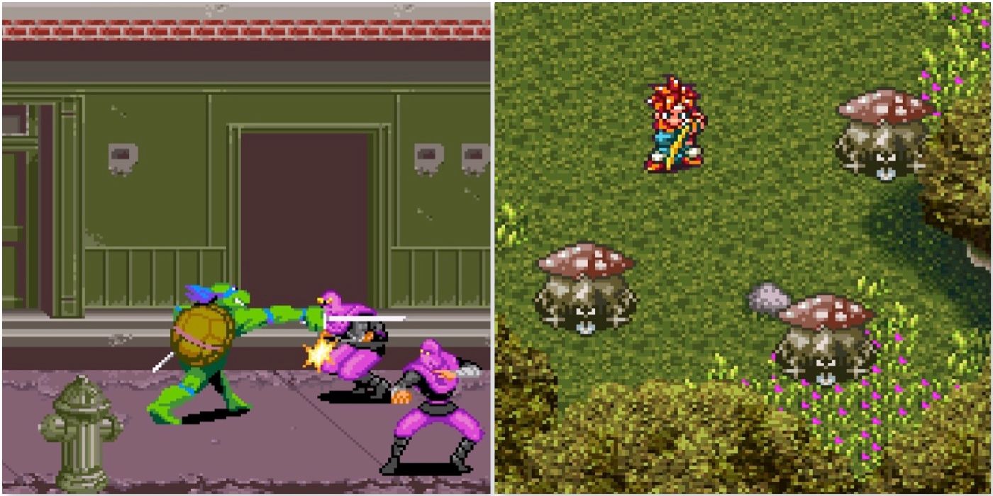 Teenage mutant ninja turtles, Chrono Trigger SNES