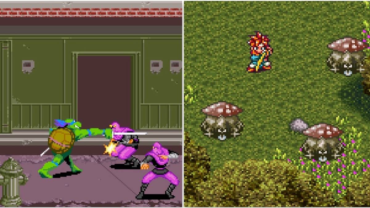 Teenage mutant ninja turtles, Chrono Trigger SNES