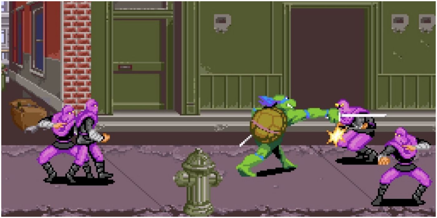 TMNT 4 gameplay screenshot
