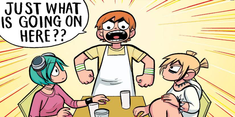 Panel from Scott Pilgrim comic