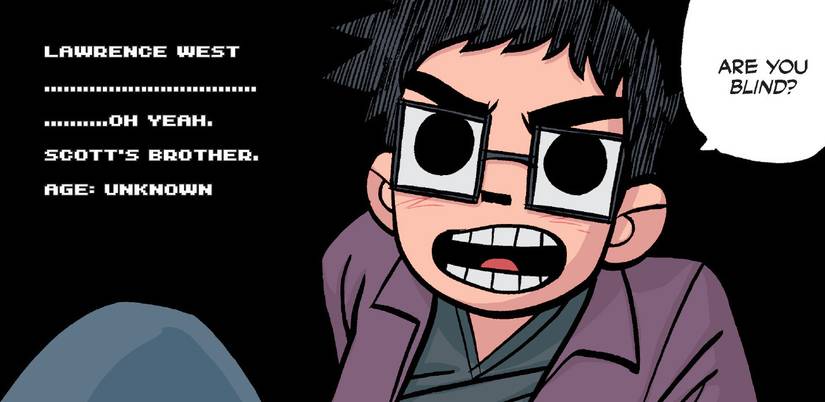 Scott Pilgrim comic panel