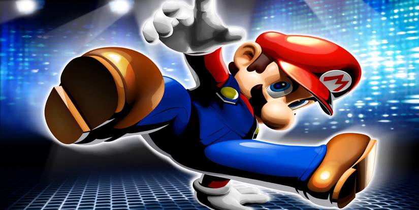 Dance Dance Revolution Mario Mix promo art