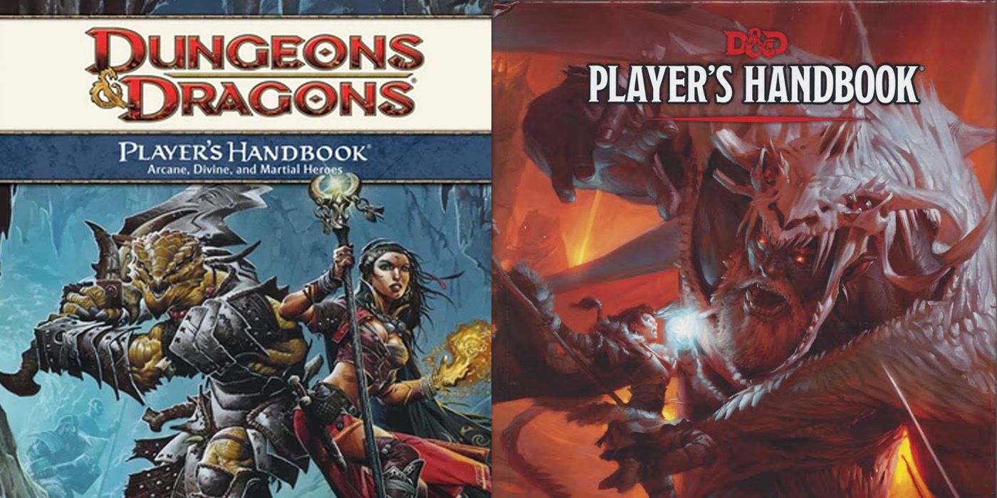 4e and 5e PHBs side by side - Dungeons and Dragons What To Do Before First Session