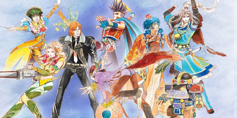 SaGA Frontier Remastered promo art