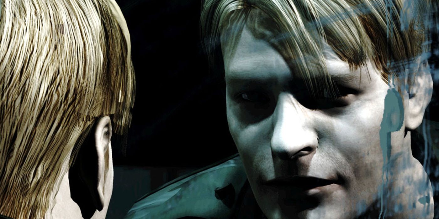 Silent Hill 2 - James looking at his reflection