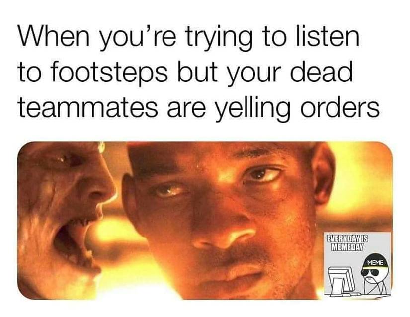 image of will smith pissed off with the caption _teammates yelling orders and distracting you_