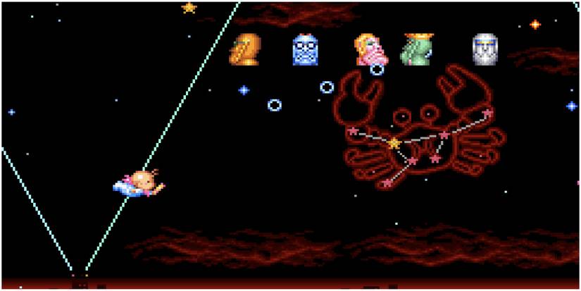 Jikkyo Oshaberi Parodius gameplay screenshot