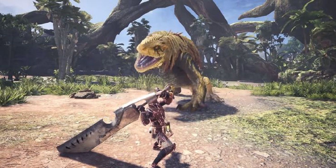 Monster Hunter World Great Sword charge attack