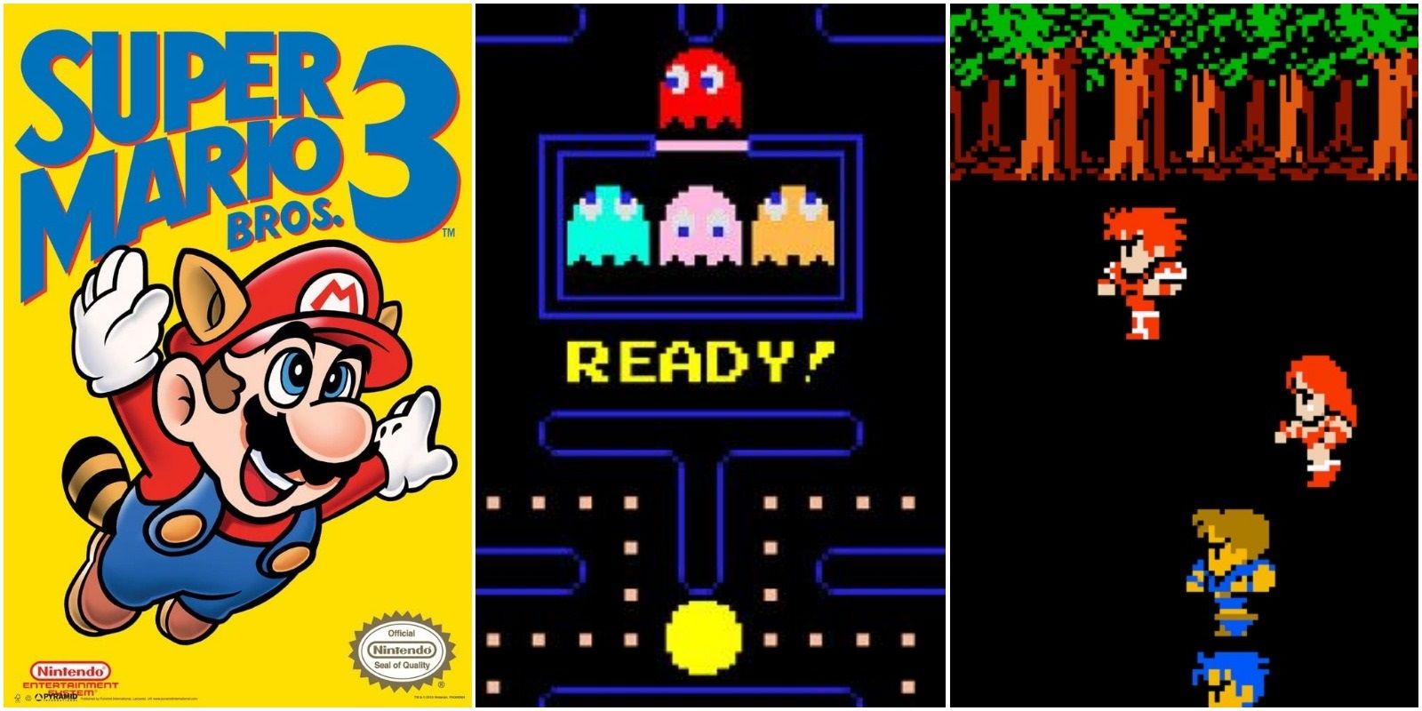 Super Mario, Pac-Man, Final Fantasy