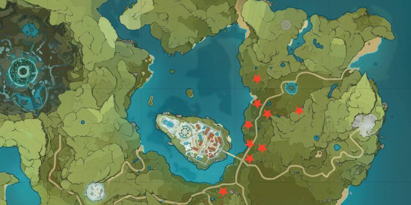 Location of apples in Mondstadt Genshin Impact