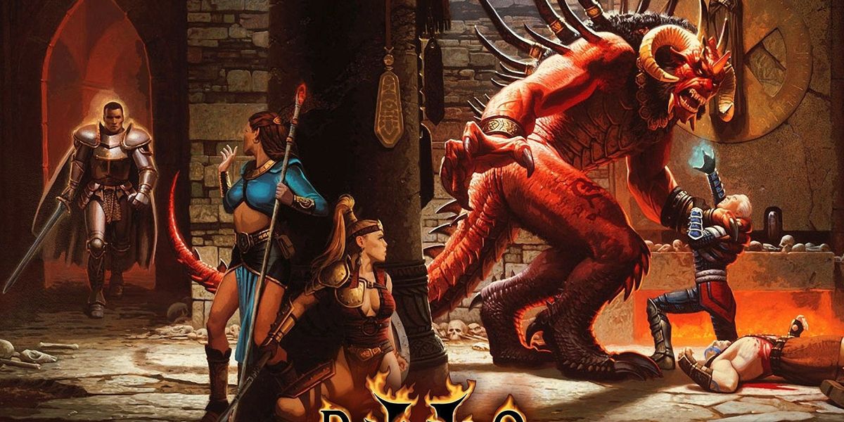 Diablo 2 Artwork From The Game's Pamphlet