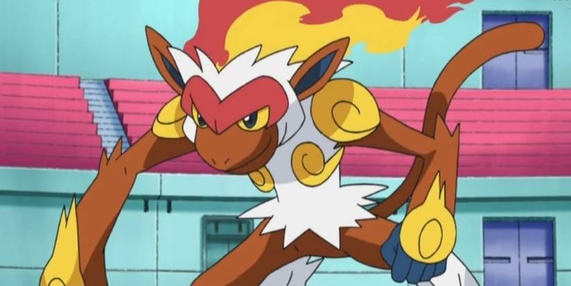 Infernape Pokemon anime game battle