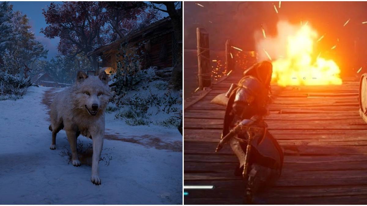 Assassins Creed Valhalla Best Abilities Collage Dwolfg And Explosive Arrow