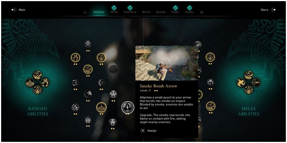 Assassin's Creed Valhalla Level Two Smoke Bomb Arrow