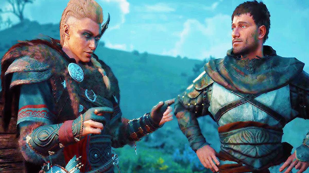 Assassin's Creed Valhalla Eivor and Hytham