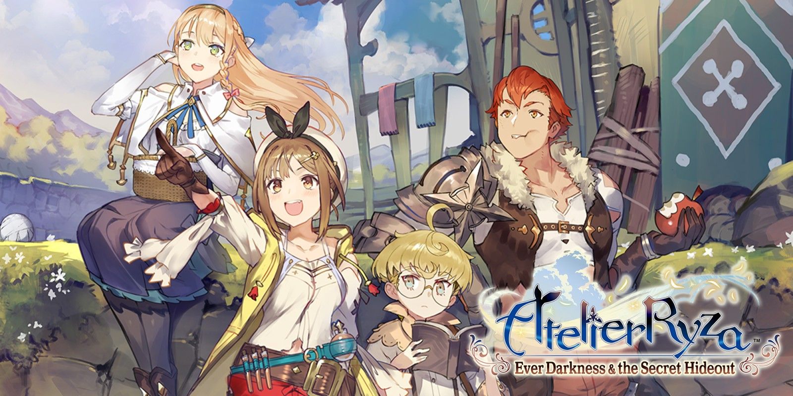 Atelier Ryza Ever Darkness & The Secret Hideout - promo art of key characters