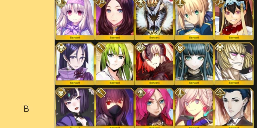 FGO Tier List - Every Servant Listed, fate animes ranked 