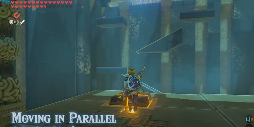 Inside the Sheem Dagoze Shrine in Breath of the Wild