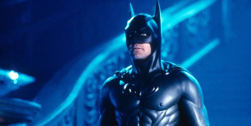 George Clooney as Batman in Batman and Robin