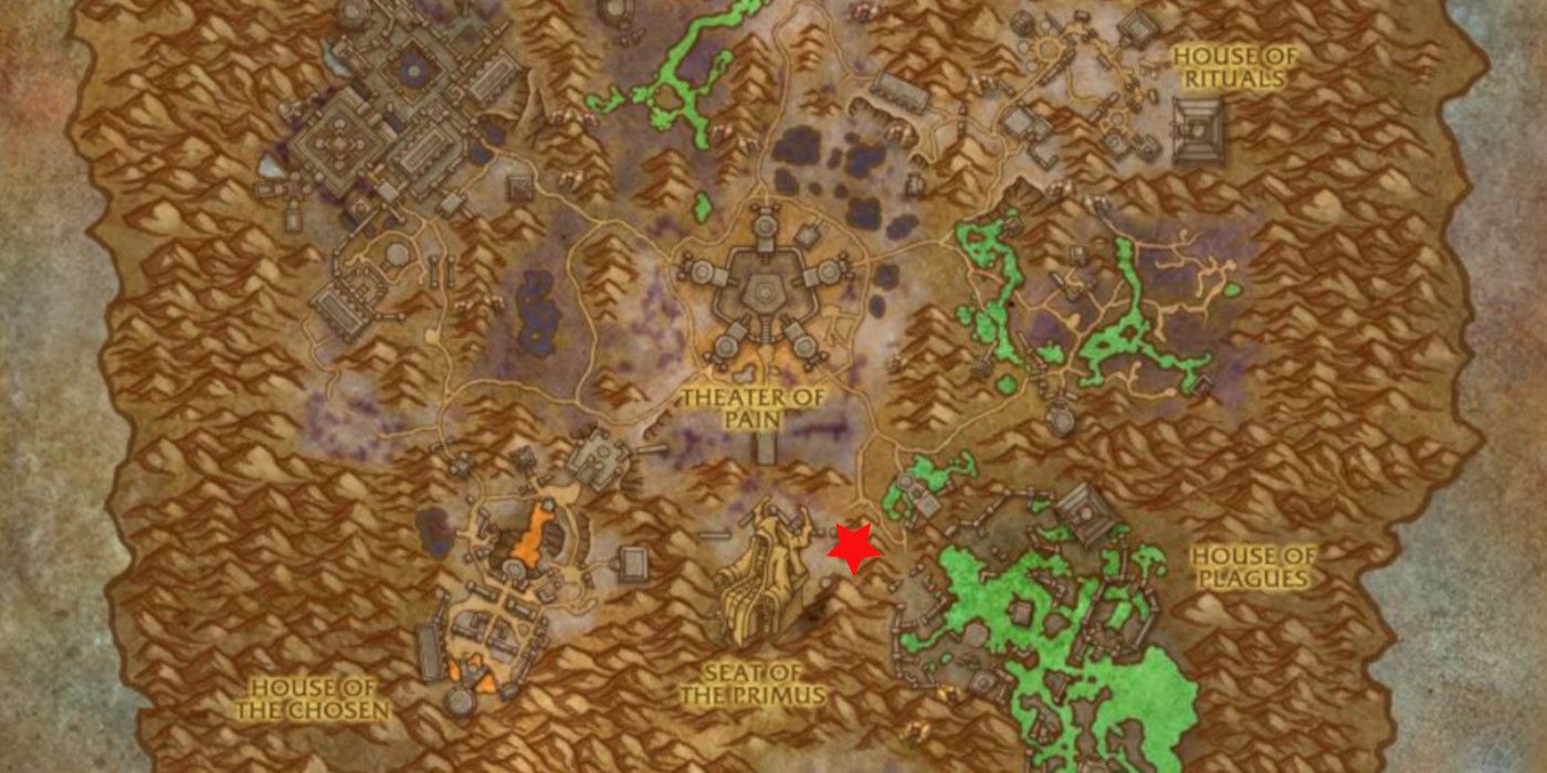 Shadowlands World of Warcraft Battlefront Rations Key Location