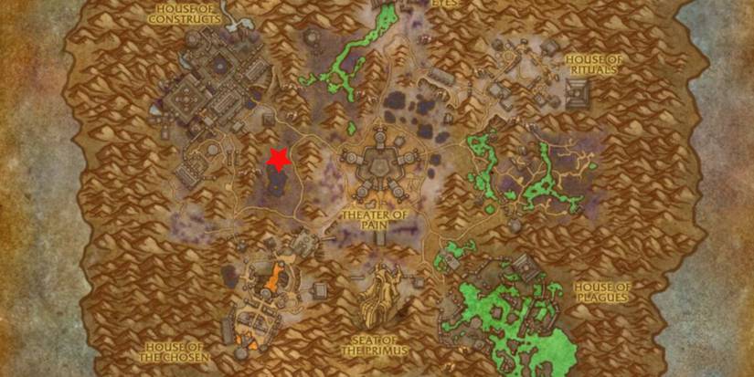 Shadowlands World of Warcraft Battlefront Rations Key Location