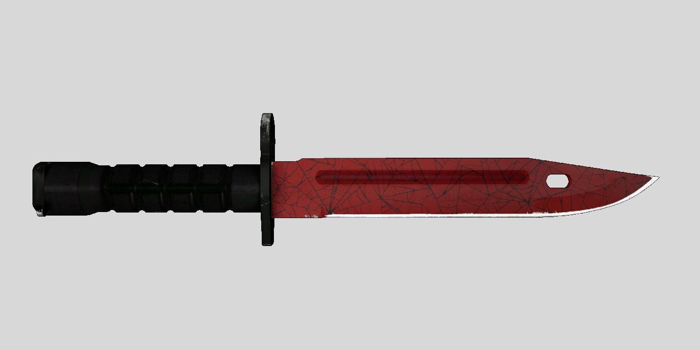 Bayonet With Crimson Web Skin